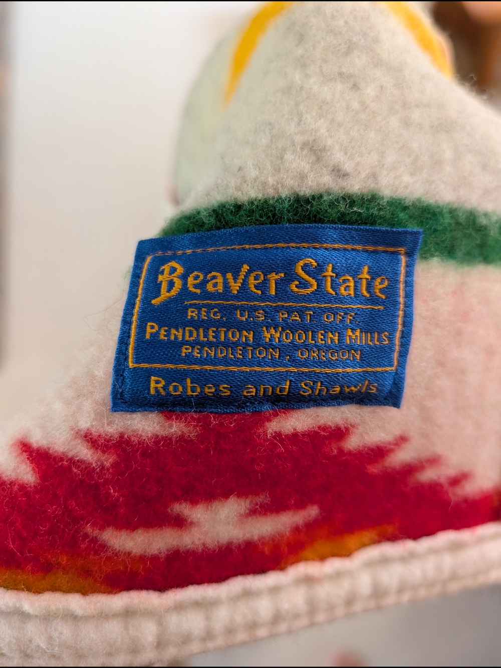 Pendleton Wool Indian Baby Blanket - Picture 4 of 6